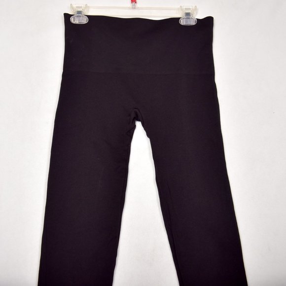 Spanx Pants Black Ankle Length Skinny Ponte Leggings Size XL - Picture 2 of 5